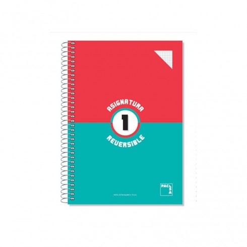 BLOC FOLIO 100H TAPA FORRADA CUADRO REVERSIBLE
