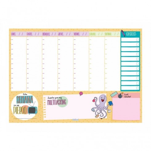 PLANIFICADOR TALKUAL SEMANAL PRO DIN A4