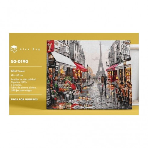 PINTAR POR NÚMEROS BOULEVARD PARIS