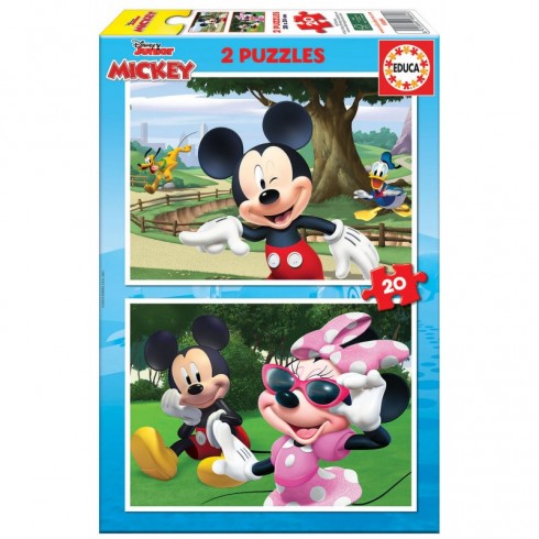 PUZZLE 2X20 MICKEY & FRIENDS