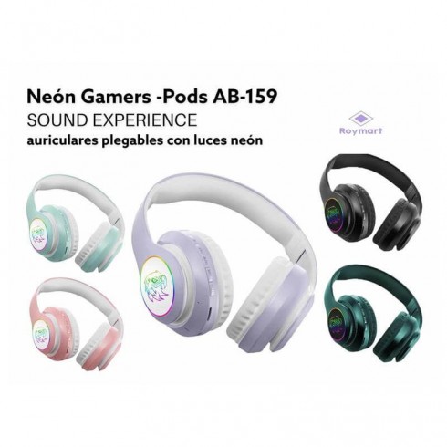 AURICULARES NEON GAMERS BLUETOOTH