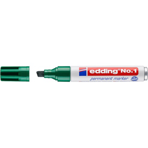 Rotulador Edding Nº 1 Verde (10 unid)
