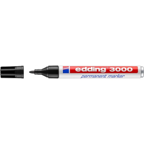Rotulador Edding 3000 Negro (10 unid)
