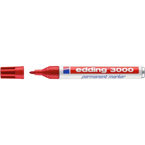 Rotulador Edding 3000 Rojo (10 unid)