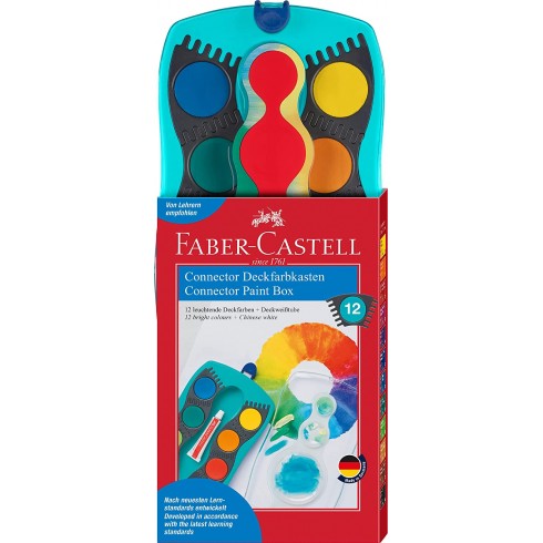 ACUARELA FABER CASTELL CONNECTOR 12 COL