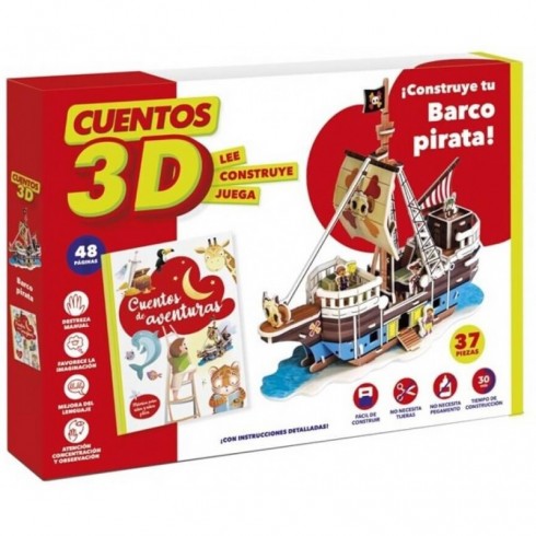 CUENTOS 3D - BARCO PIRATA