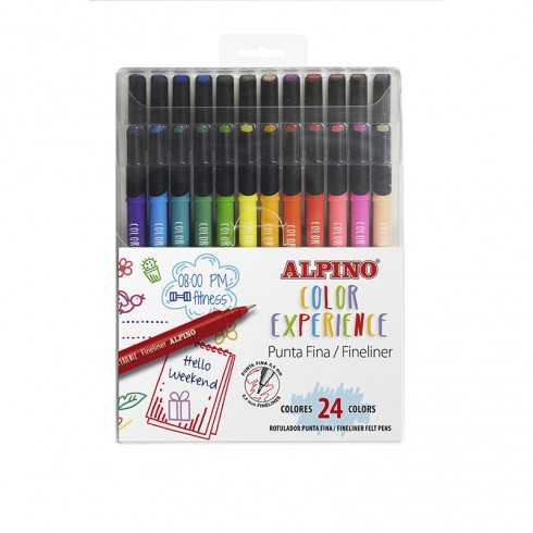 ROTULADORES ALPINO EXPERIENCE 24 FINELINERS