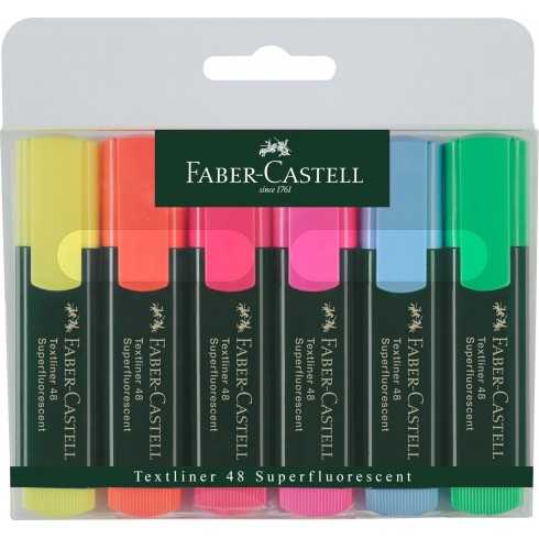 ROTULADOR FABER CASTELL TEXLINER 8 COLORES