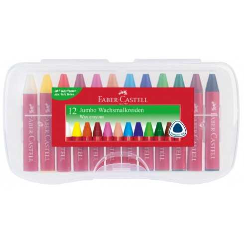 CERAS FABER CASTELL JUMBO 12 COLORES