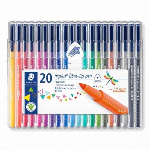 ROTULADOR TRIPLUS COLOR 323 ESTUCHE 20 COLORES