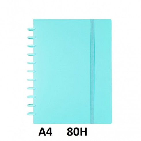 BLOC INGENIOX FOAM A4 MENTA PASTEL 80 HOJAS CUADRO