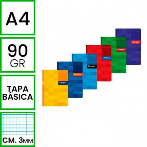LIBRETA A4 CAMPUS C.M.48H 3MM 90GR