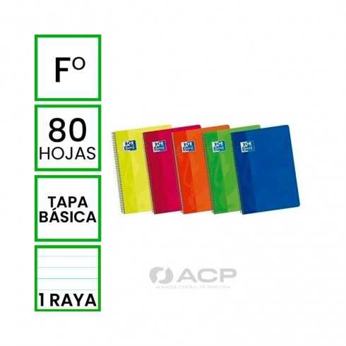 BLOC Fº OXFORD 80H TAPA BASICA HORIZONTAL