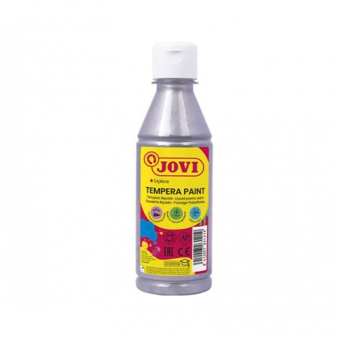 TEMPERA LÍQUIDA JOVI 250ML PLATA