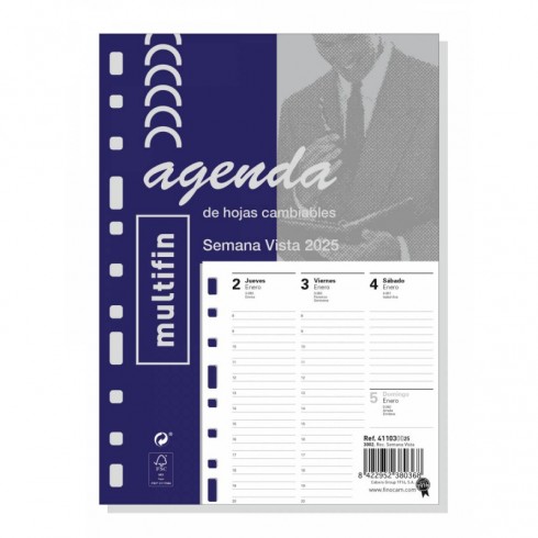 RECAMBIO MULTIFIN ANUAL 3002  SEM.VIS.155X215 2025