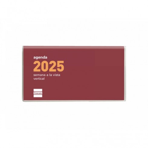 AGENDA CÓCTEL PL1 64X118 SV BURDEOS 2025