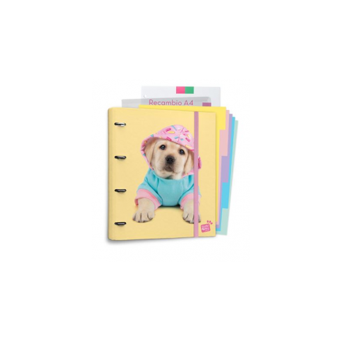 CARPEBLOCK A4 4 ANILLAS STUDIO PETS DOGS