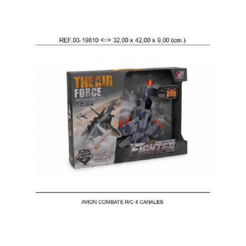 AVION COMBATE R/C 4 CANALES