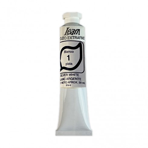 TUBO OLEO LEAM 20ML N.1 BLANCO PLATA