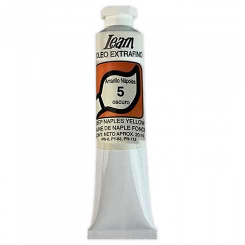 TUBO OLEO LEAM 20ML N.5 AMARILLO NAPOLES OSCURO