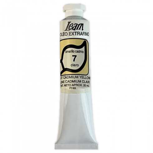 TUBO OLEO LEAM 20ML N.7 AMARILLO CADMIO CLARO