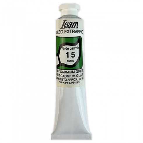 TUBO OLEO LEAM 20ML N.15 VERDE CADMIO CLARO