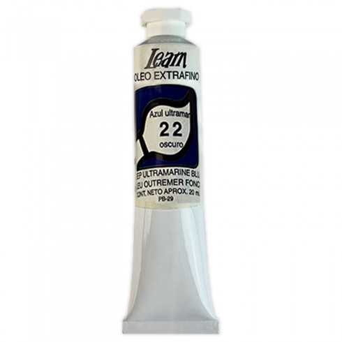TUBO OLEO LEAM 20ML N.22 AZUL ULTRAMAR OSCURO