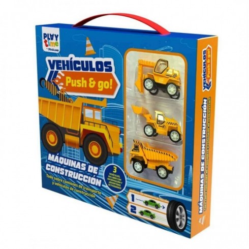 MALETIN CON 3 MAQUINAS CONSTRUCCION FRICCION
