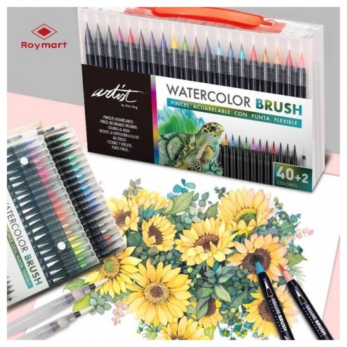 ROTULADOR PINCEL ACUARELABRE ARTIST 40+2