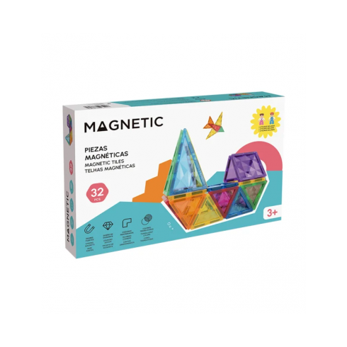 JUEGO CONSTRUCCIÓN MAGNETICS 32 PIEZAS