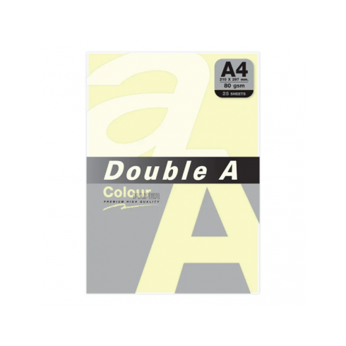 PAPEL DOUBLE A A4 80GR 25H MARFIL