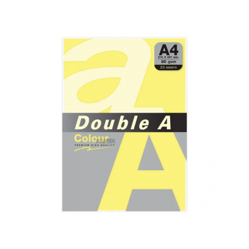 PAPEL DOUBLE A A4 80GR 25H MANTEQUILLA