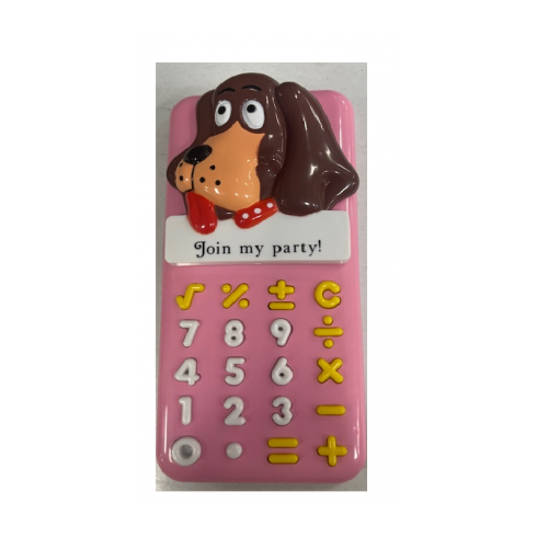 CALCULADORA INFANTIL ANIMALES CON MELODÍA F-828
