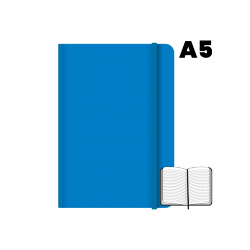 LIBRETA CAMPUS A5 96H 75G HORIZ.AZUL CIELO