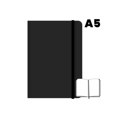 LIBRETA CAMPUS A5  96H 75G LISO NEGRO