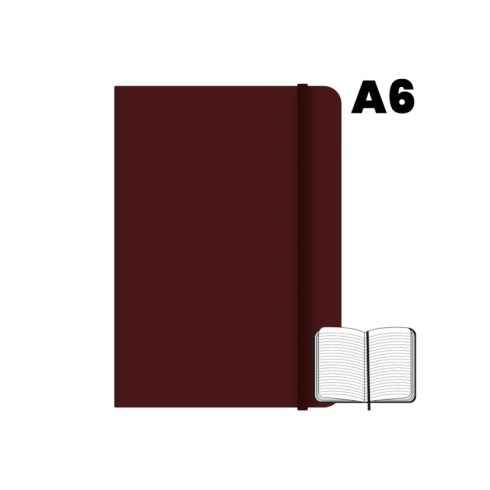LIBRETA CAMPUS A6 96H 75G HORIZONTAL MARRÓN