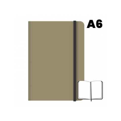 LIBRETA CAMPUS A6  96H 75G LISO BEIGE