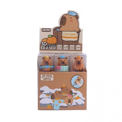 GOMAS BORRAR 3D CAPYBARA