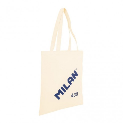 BOLSO TELA TOTE BAG MILAN 430 BEIGE