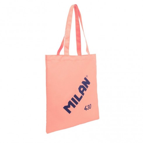 BOLSO TELA TOTE BAG MILAN 430 ROSA
