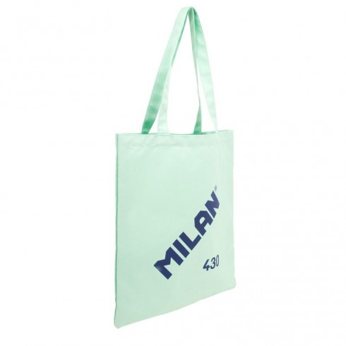 BOLSO TELA TOTE BAG MILAN 430 VERDE