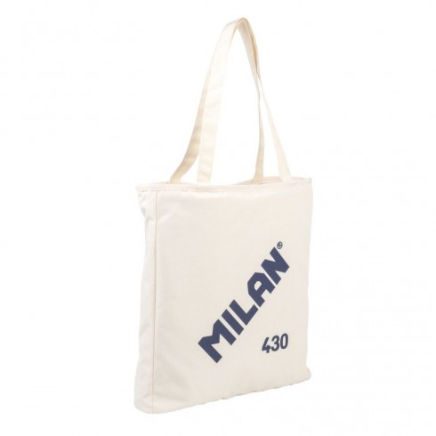 BOLSO TELA SHOPPER MILAN 430 BEIGE