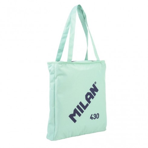 BOLSO TELA SHOPPER MILAN 430 VERDE