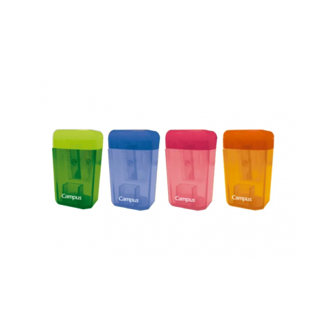 SACAPUNTAS DEPÓSITO CAMPUS COLORES VIVOS