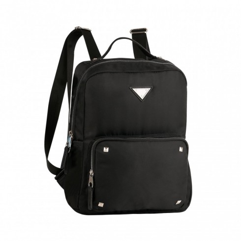 MOCHILA CLIO 24X33X14 C/ 2 CREMALLERAS NEGRO