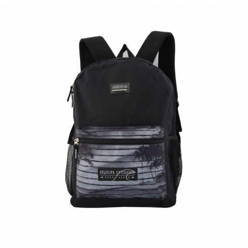 MOCHILA CLIO SURF NEGRO 43X30X13 C/2 CREMALLERAS