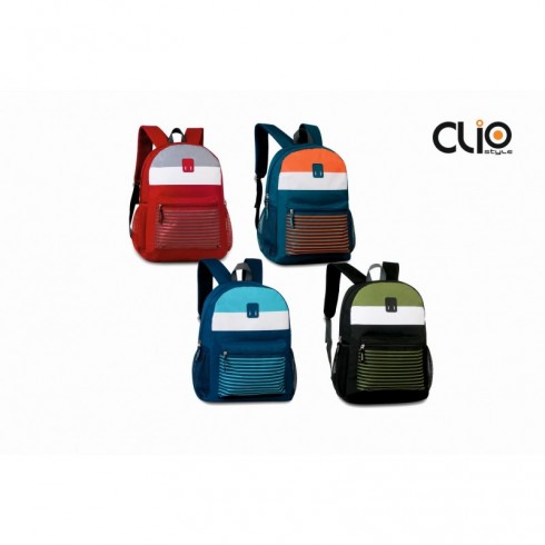 MOCHILA CLIO BEACH 43X30X13 C/2 CREMALLERAS