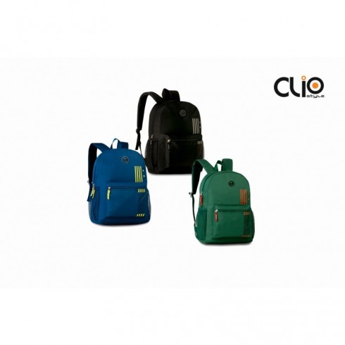 MOCHILA CLIO MMV STYLE 43X30X13 C/2 CREMALLERAS