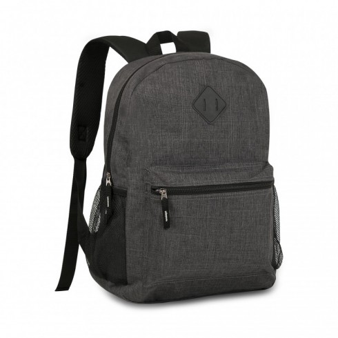 MOCHILA CLIO GRIS 43X30X13 C/2 CREMALLERAS