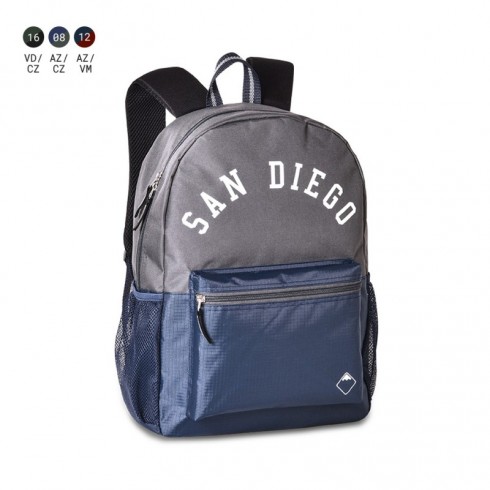 MOCHILA CLIO SAN DIEGO 43X30X13 C/2 CREMALLERAS